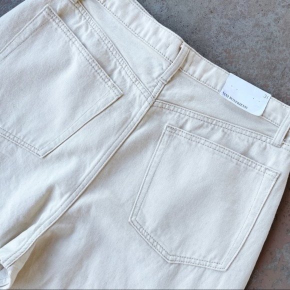 WeWoreWhat Dani Boyfriend Jean in Camp, Size 31 - Picture 4 of 5